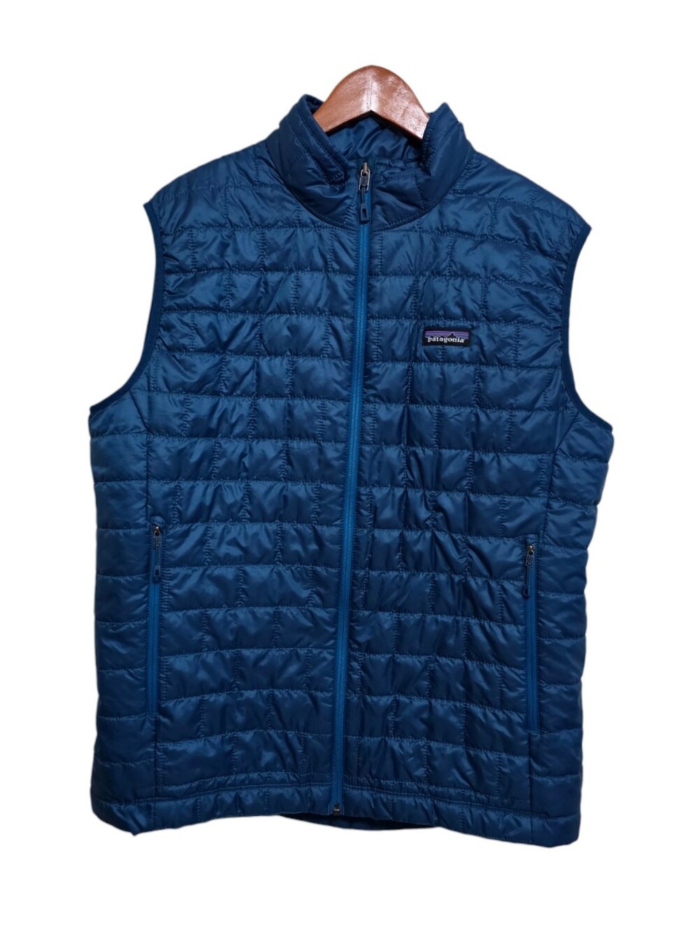 Patagonia Nano Puff Vest Big Sur Blue Size Large